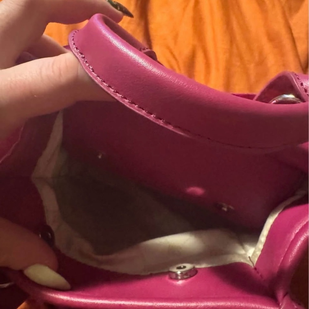 Steve Madden Fuchsia Sequin Mini Bag - Picture 4 of 4